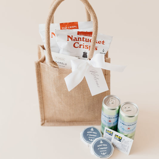 A Taste of New England Jute Bag