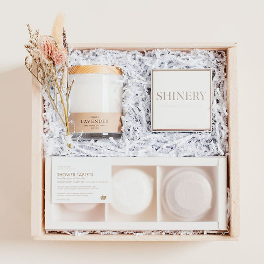 Self Care + Celebrations Gift Box - Lavender and Pine Gifting